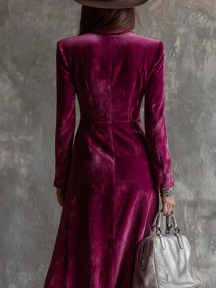 Seville | Vintage Velvet Long Blazer