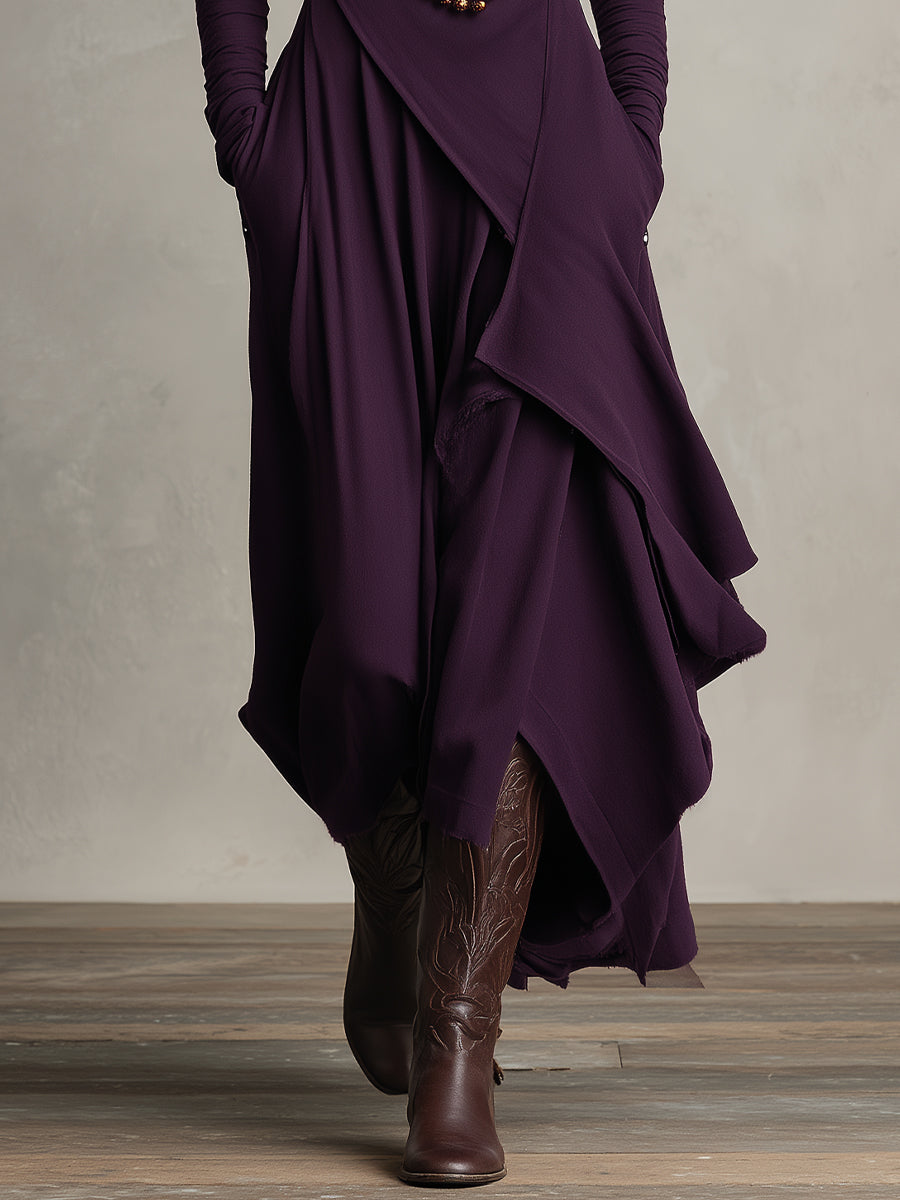 Natalie | Elegant Draped Dress