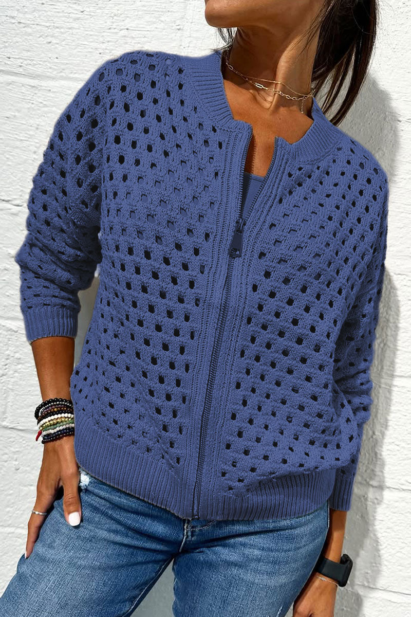 Calista™ | Zip-Up Knitted Jacket