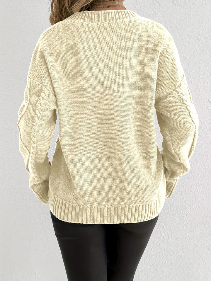 Florine | Floral Knit Sweater