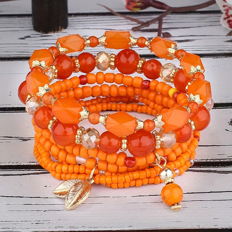 Elodie™ | Crown Pearl Bracelet Set