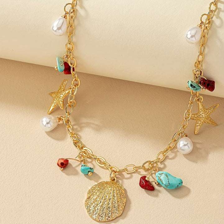 Lucia™ | Coastal Pearl and Turquoise Shell Bracelet