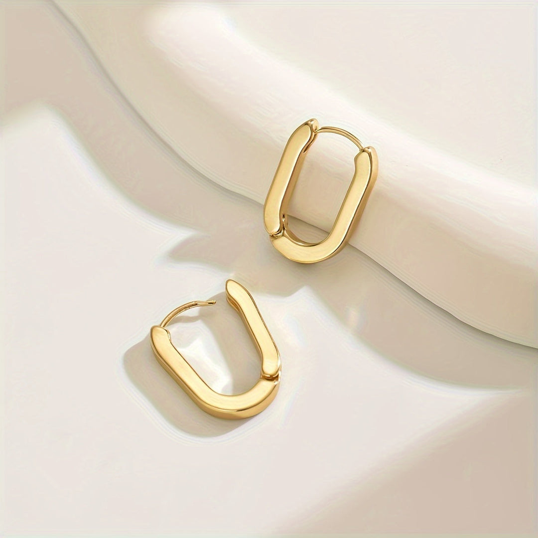 Thalia™ | Geometric Hoop Earrings