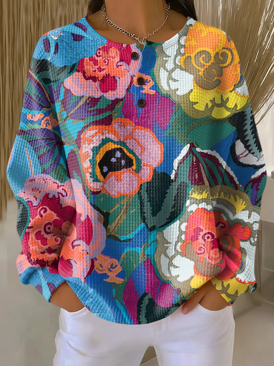 Rosalind™ | Bold Floral Knit