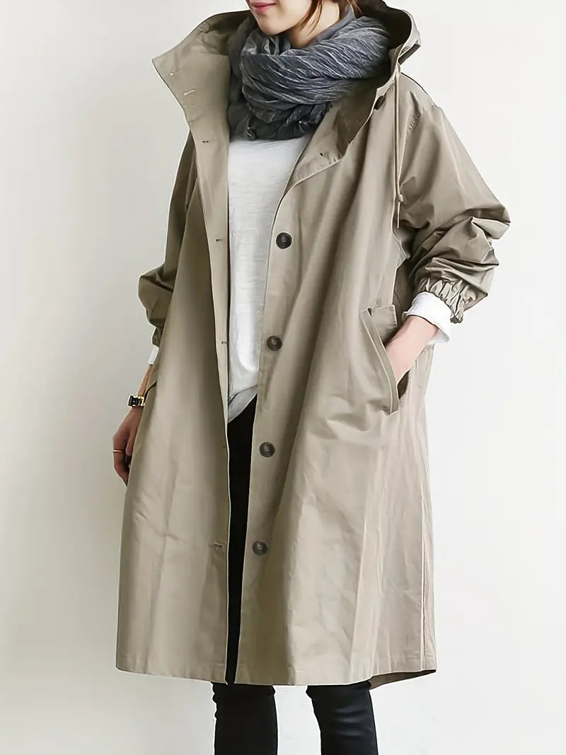 Lena | Waterproof Hooded Rain Jacket