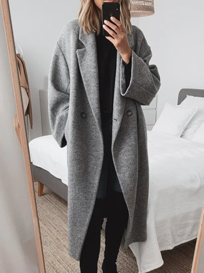 Daphira | Oversized Wool-Blend Coat