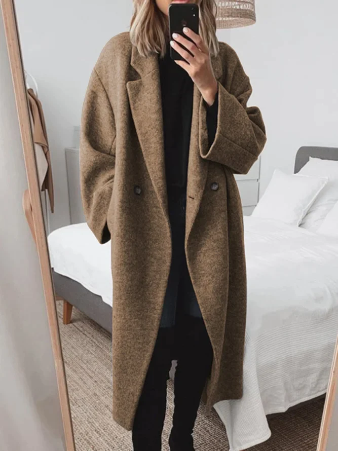 Daphira | Oversized Wool-Blend Coat