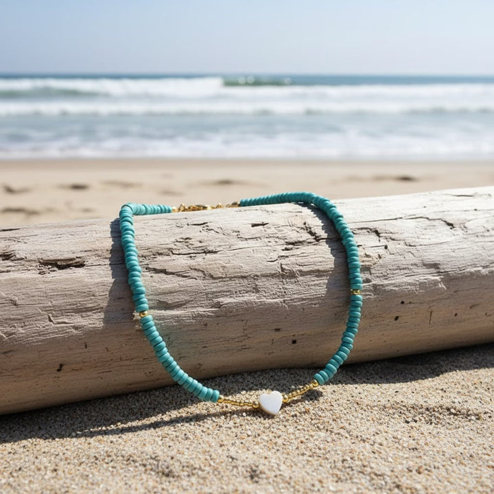 Cora™ | Turquoise Heart Necklace