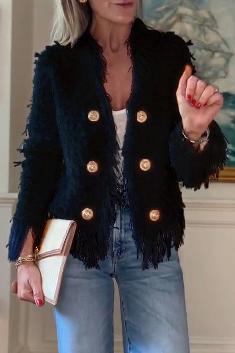 Gabriella | Elegant Fringed Jacket