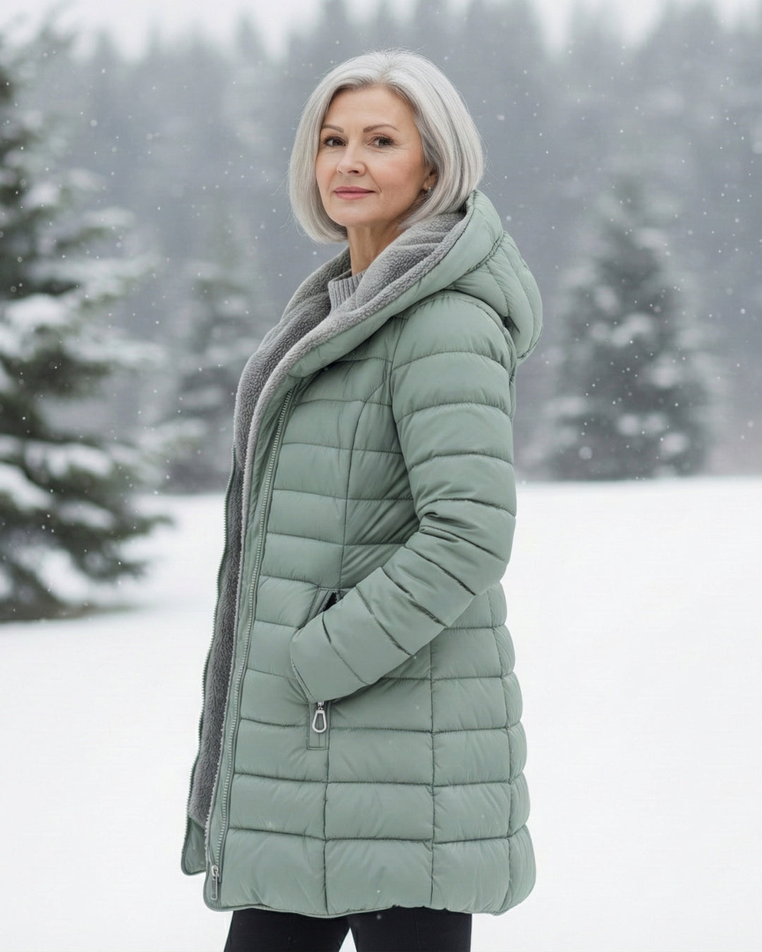 Clair | Fleece-Lined Puffer Jacket