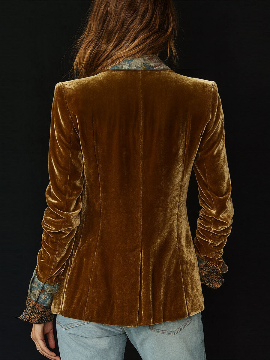 Posy | Floral Patchwork Blazer