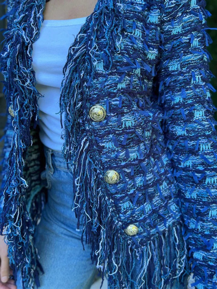 Gabriella | Elegant Fringed Jacket