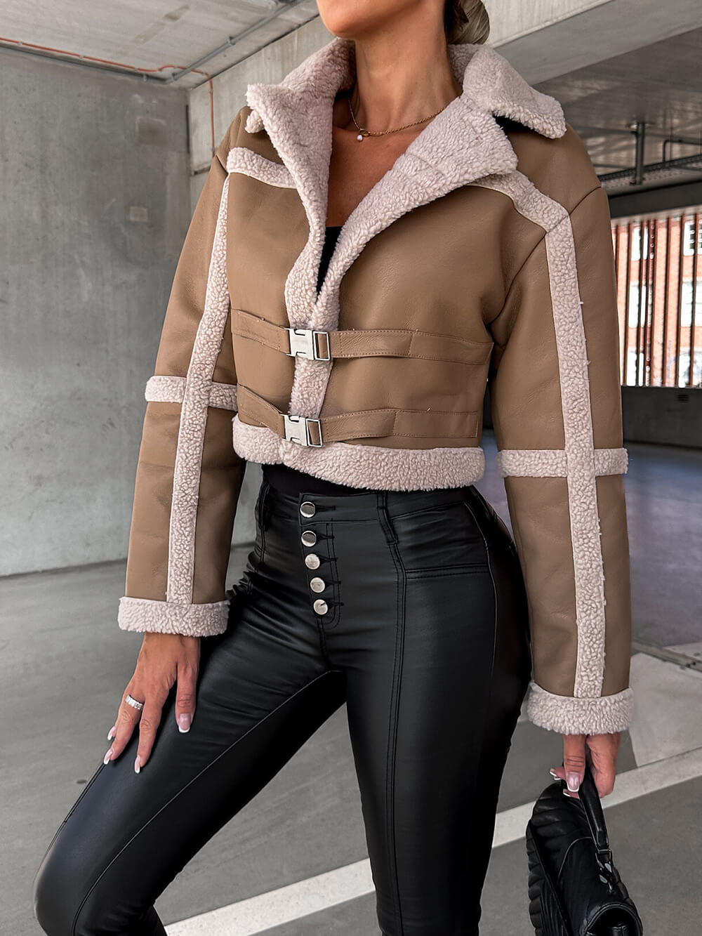 Juno | Faux Leather Jacket