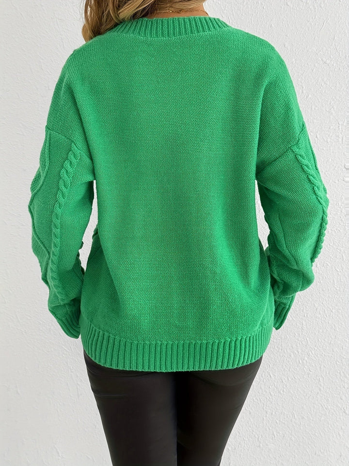 Florine | Floral Knit Sweater