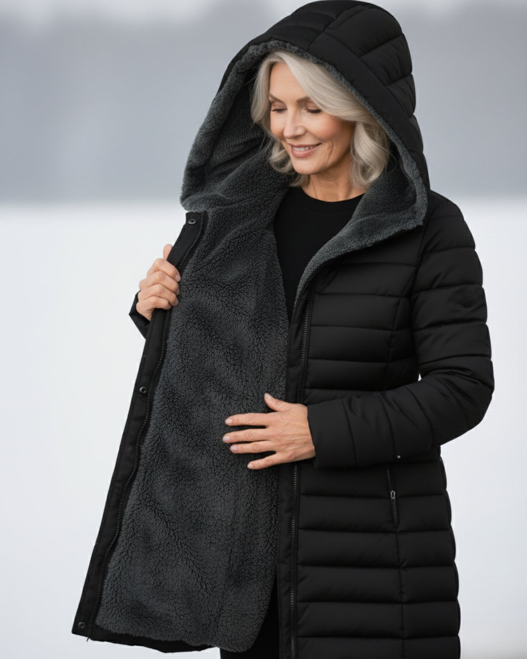 Clair | Fleece-Lined Puffer Jacket