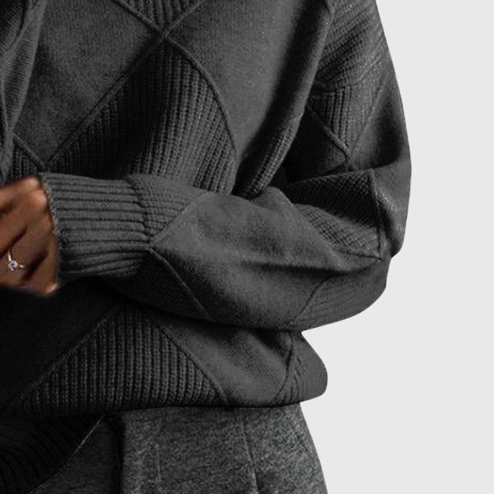 Juliette | High-Neck Knit Top