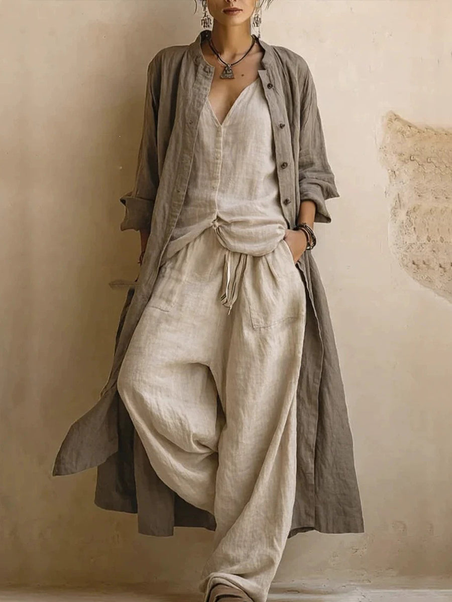 Renata | Three-Piece Wide-Leg Set