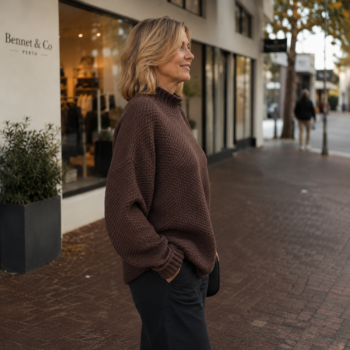 Patricia | Merino Wool Turtleneck Jumper