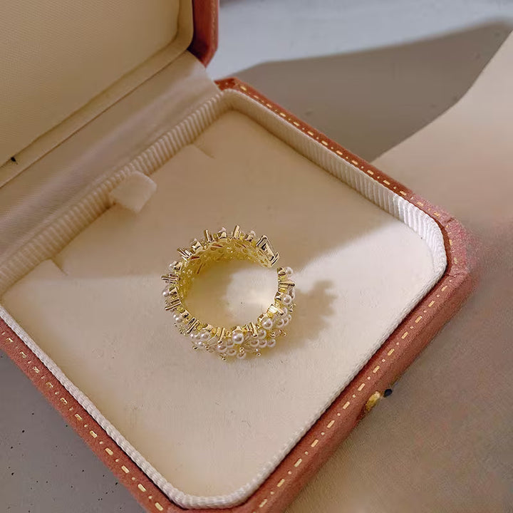Quinn™ | Pearl Leaf Ring