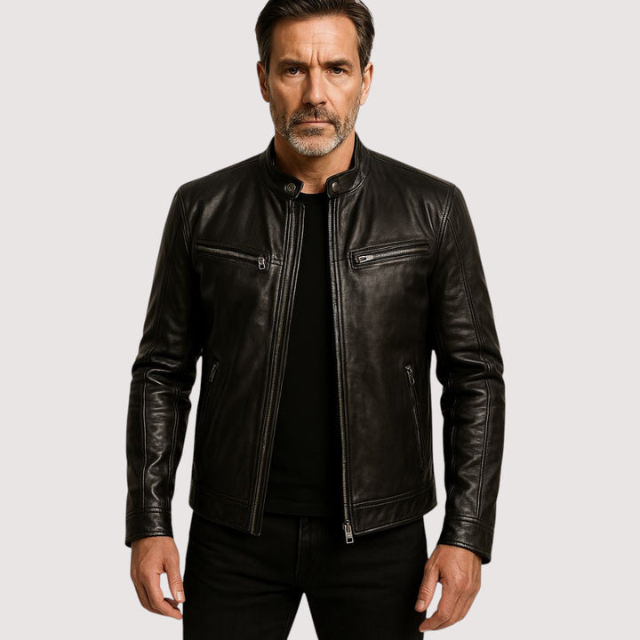 Valentin™ | Elegant High-end Leather Jacket