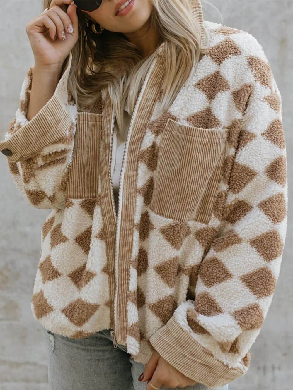 Robyn | Fleece Zip Jacket
