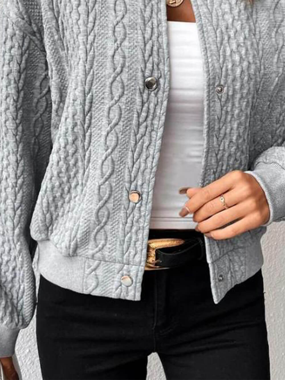 Colette | Jacquard Jacket with a Relaxed Fit
