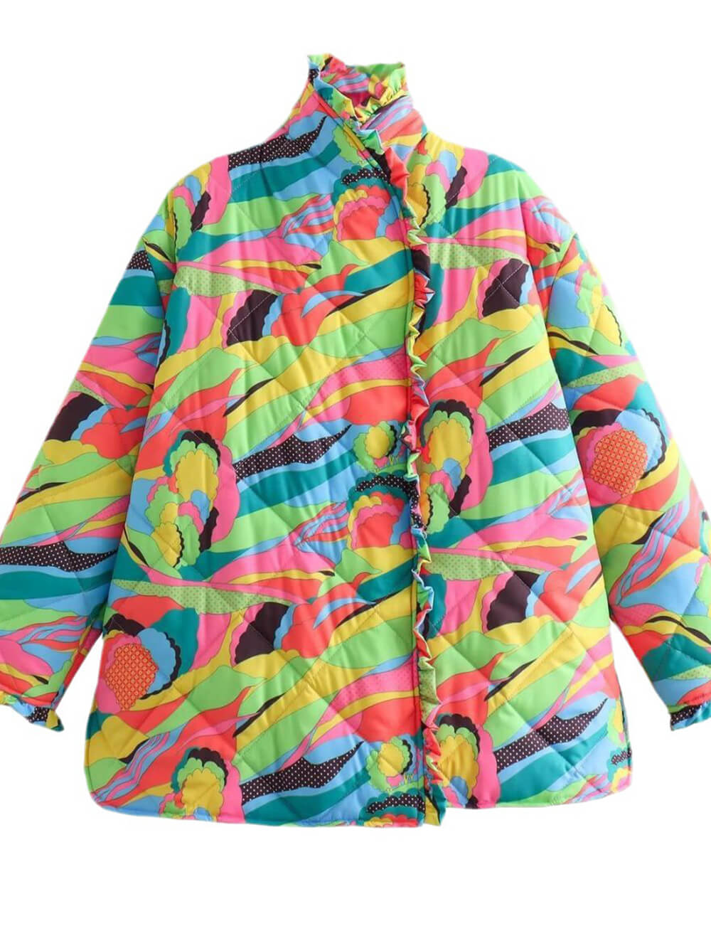 Delphine | Pleated Jacket with Lace Trim