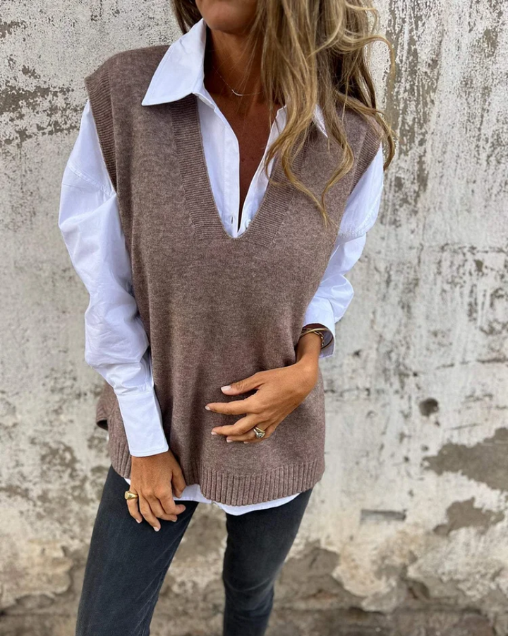 Noah Comfortable Knit Vest