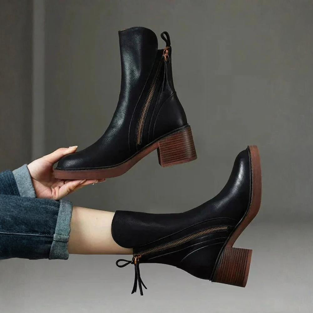 Martina™ | Leather Ankle Boots