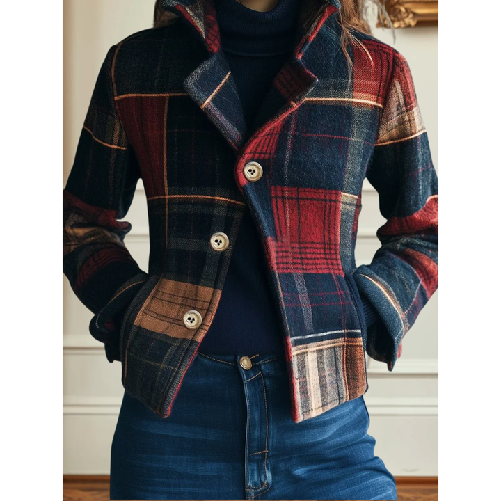 Natalie | Classsic Checkered Coat
