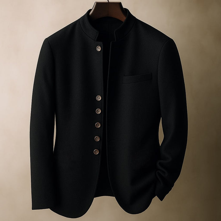 Theo™ | Wool Jacket with Straight Collar