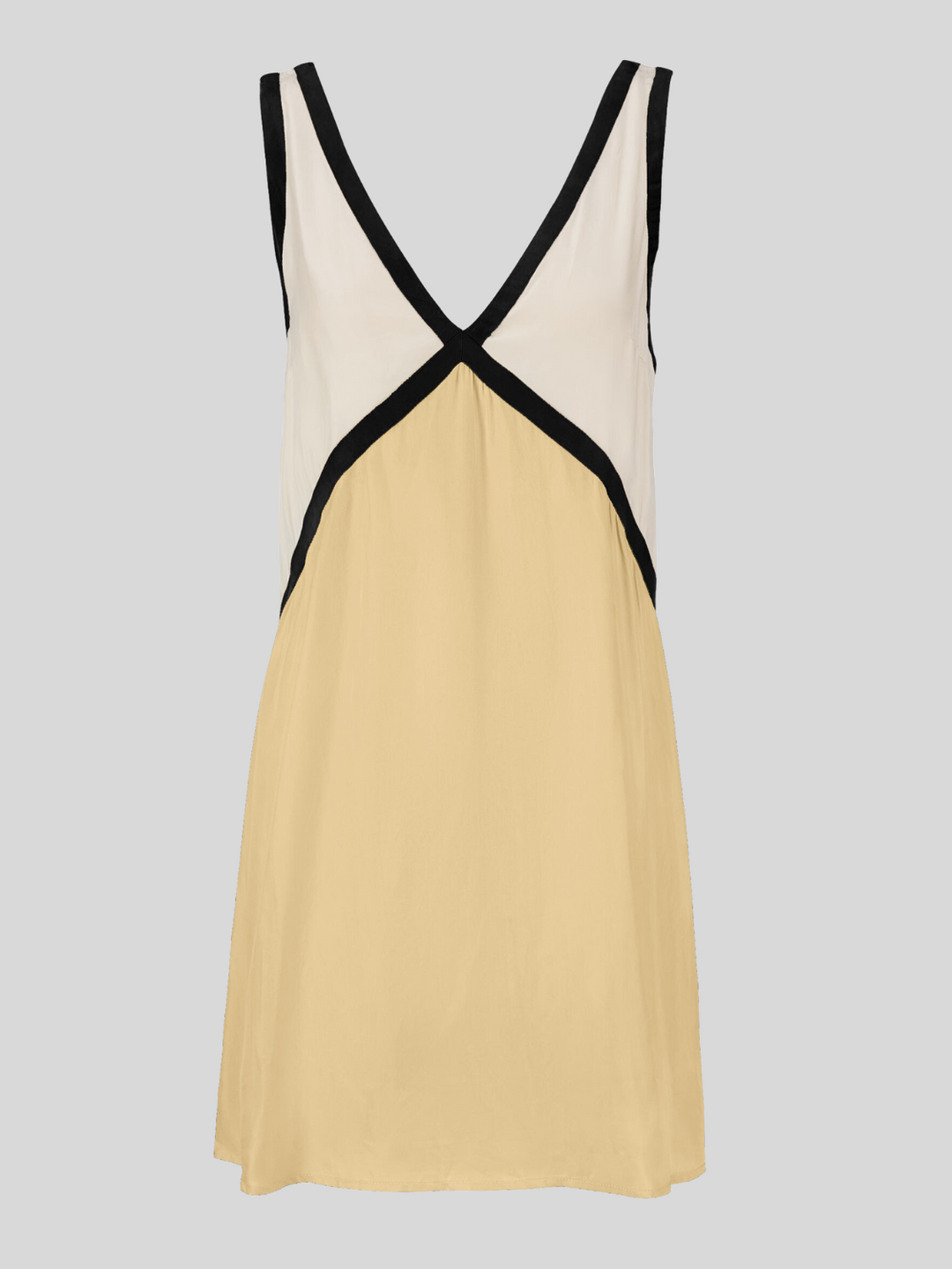 Sorrell - V-Neck Contrast Colour Tank Mini Dress