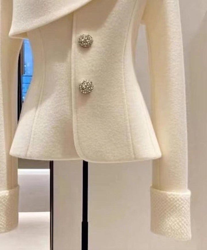 Lola™ | Asymmetrical Button Blazer