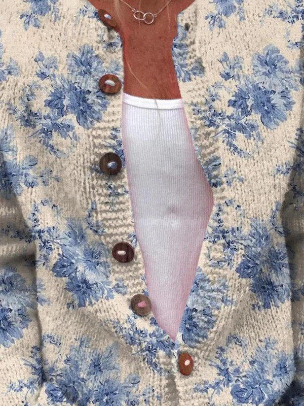 Daysie | Vintage Print Cardigan