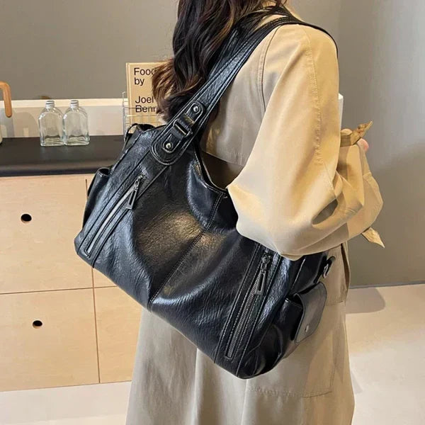 Noemie™ | Classic Leather Tote Bag