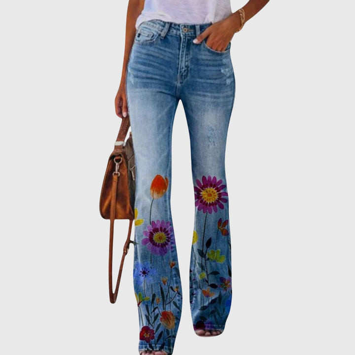 Fleur™ | Floral Print Trousers
