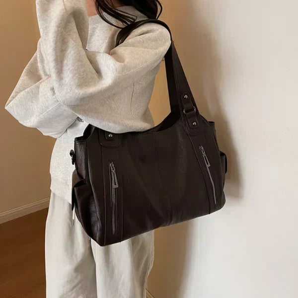 Noemie™ | Classic Leather Tote Bag