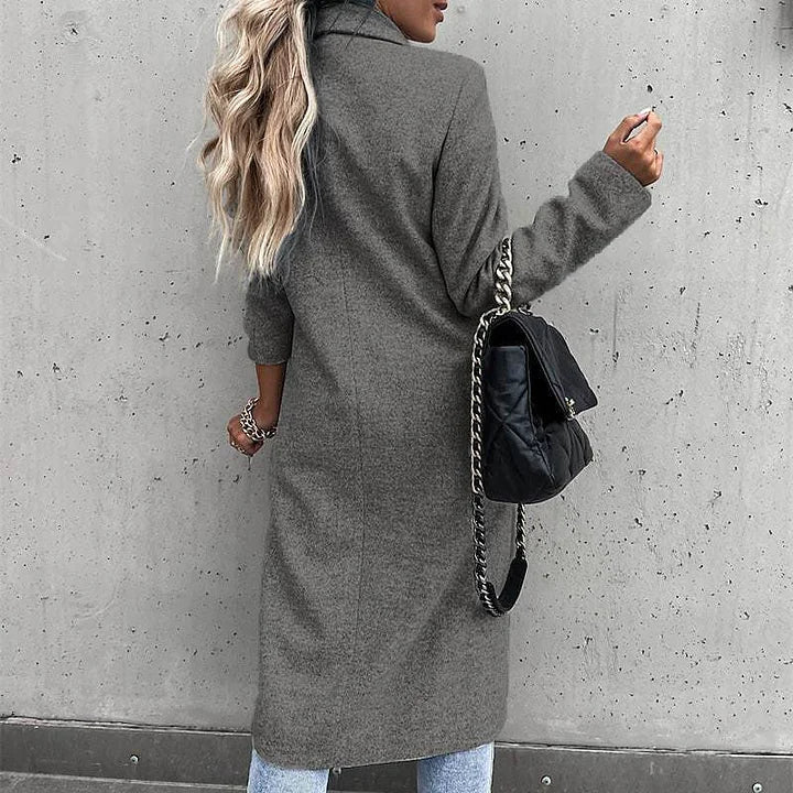 Evelyn | Classic Winter Coat with Lapels