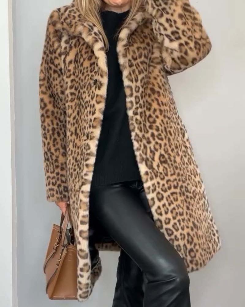 Leona | Long Leopard Coat