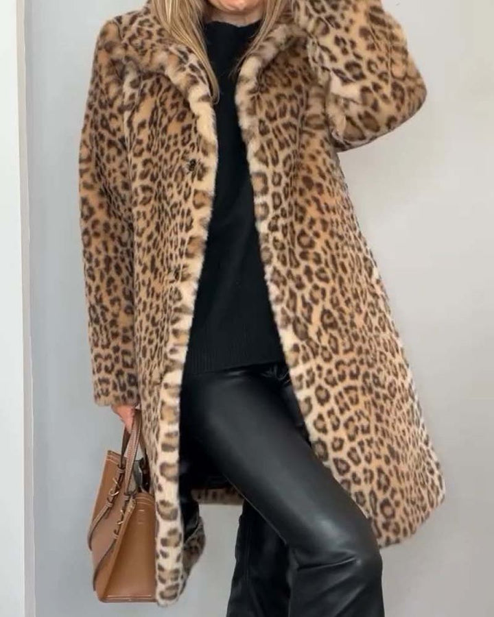 Leona | Long Leopard Coat