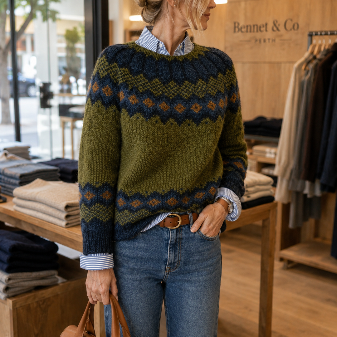 Jessica | Heritage Nordic Knit Sweater