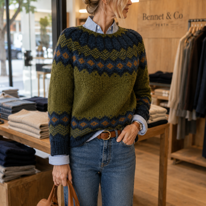 Jessica | Heritage Nordic Knit Sweater