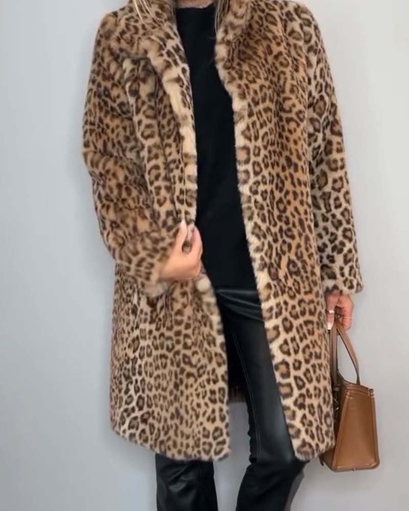 Leona | Long Leopard Coat