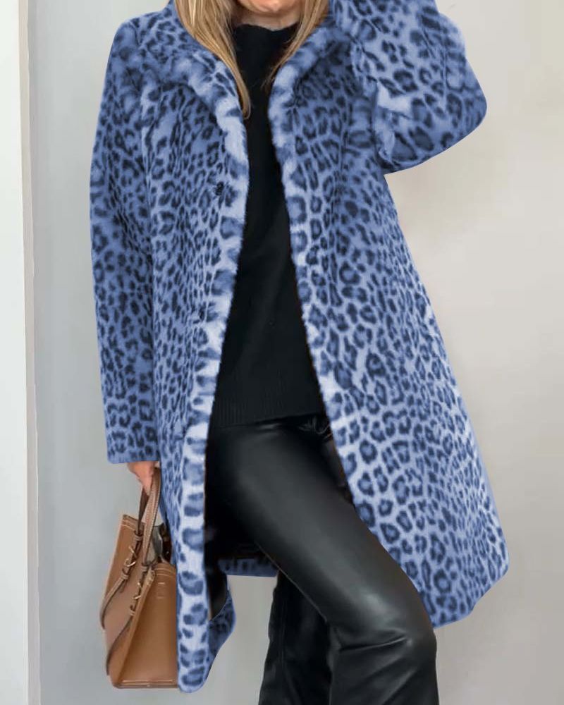 Leona | Long Leopard Coat
