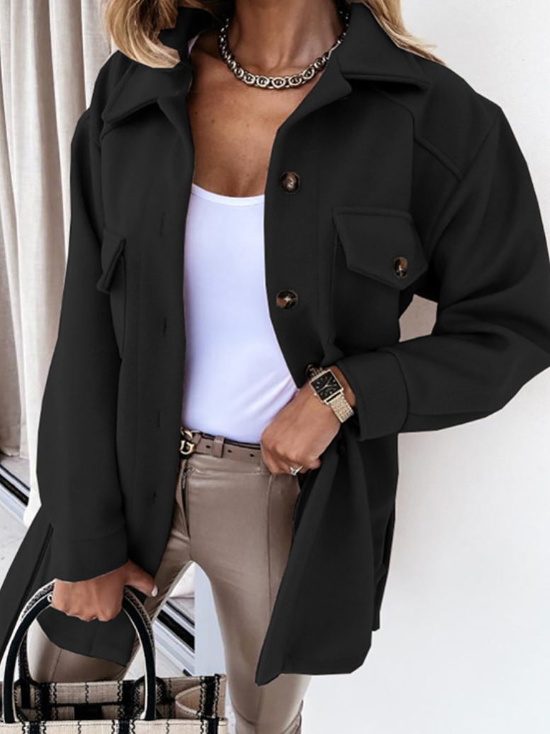 Orlisse | Oversized Shirt Jacket