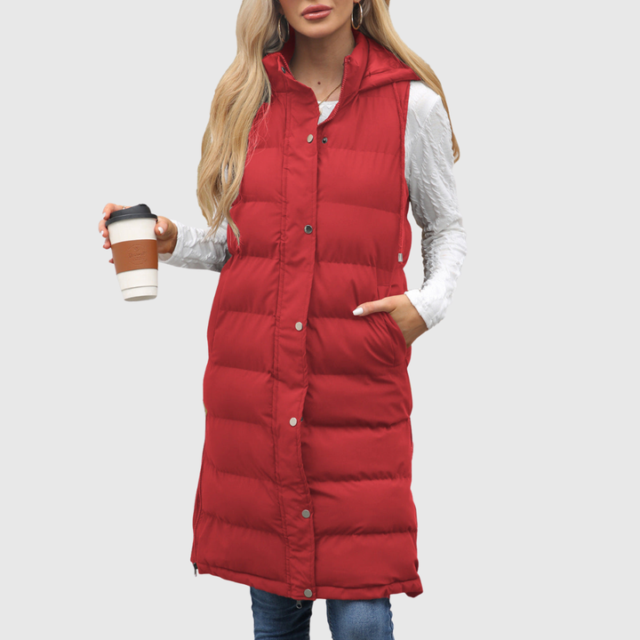 Lifia | Sleeveless Hooded Vest