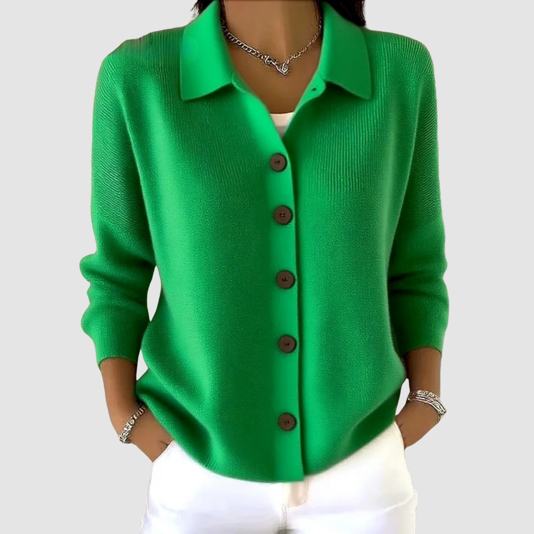 Riah Button-Up Knit Cardigan