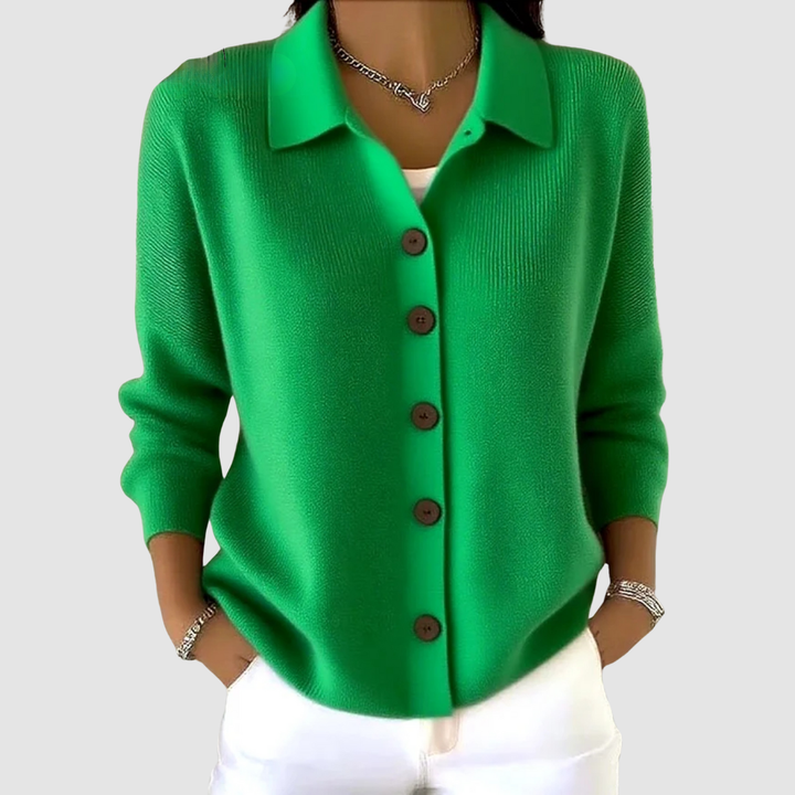 Riah Button-Up Knit Cardigan