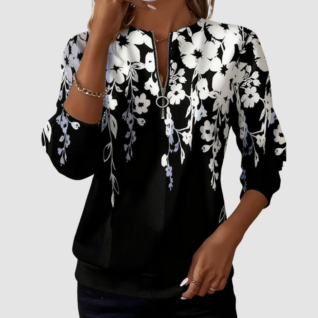 Jillanna Half Zip Sweatshirt