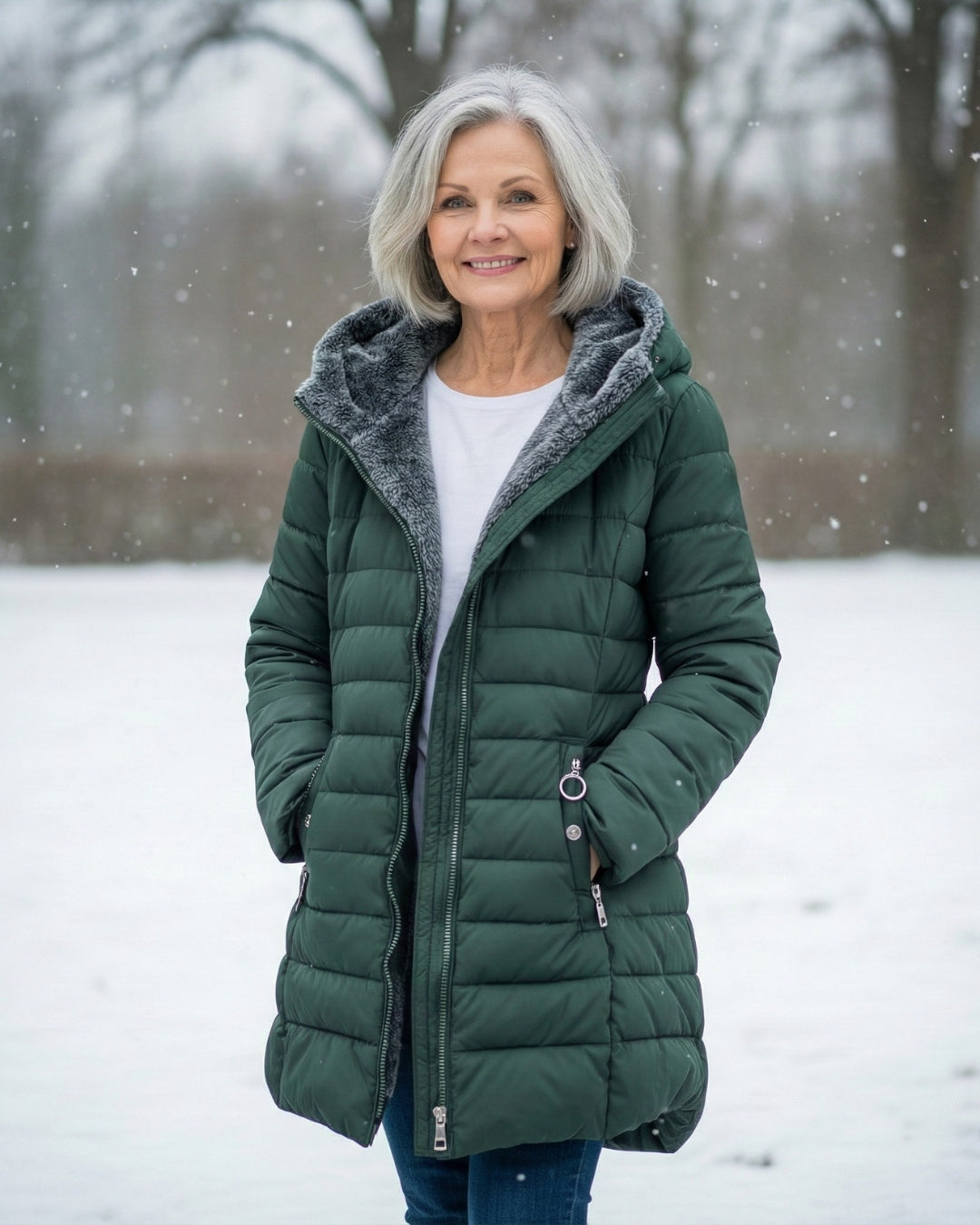 Clair | Fleece-Lined Puffer Jacket